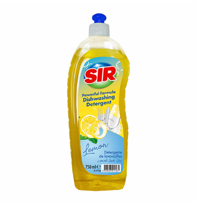 Sir Liquid Dishwashing Detergent Lemon 750ml x 12
